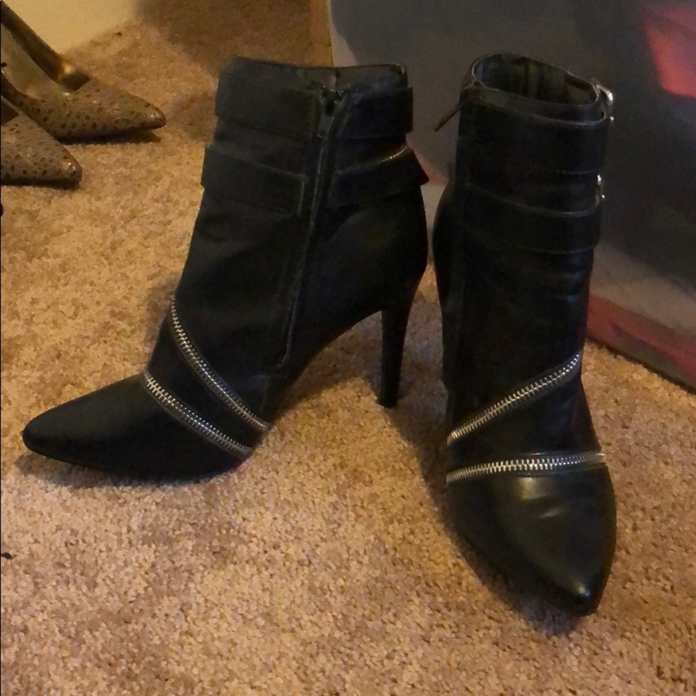 Black heels